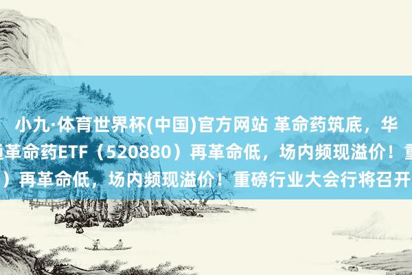 小九·体育世界杯(中国)官方网站 革命药筑底，华宝基金药ETF、港股通革命药ETF（520880）再革命低，场内频现溢价！重磅行业大会行将召开