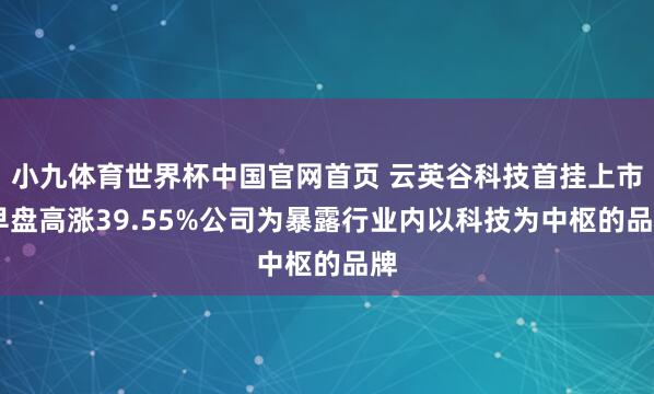 小九体育世界杯中国官网首页 云英谷科技首挂上市 早盘高涨39.55%公司为暴露行业内以科技为中枢的品牌