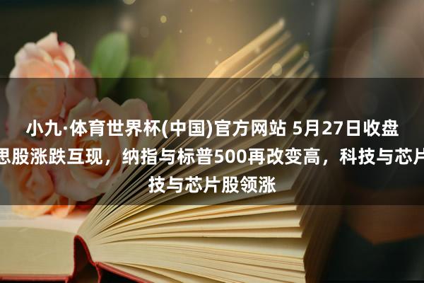小九·体育世界杯(中国)官方网站 5月27日收盘：好意思股涨跌互现，纳指与标普500再改变高，科技与芯片股领涨