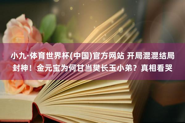 小九·体育世界杯(中国)官方网站 开局混混结局封神！金元宝为何甘当樊长玉小弟？真相看哭